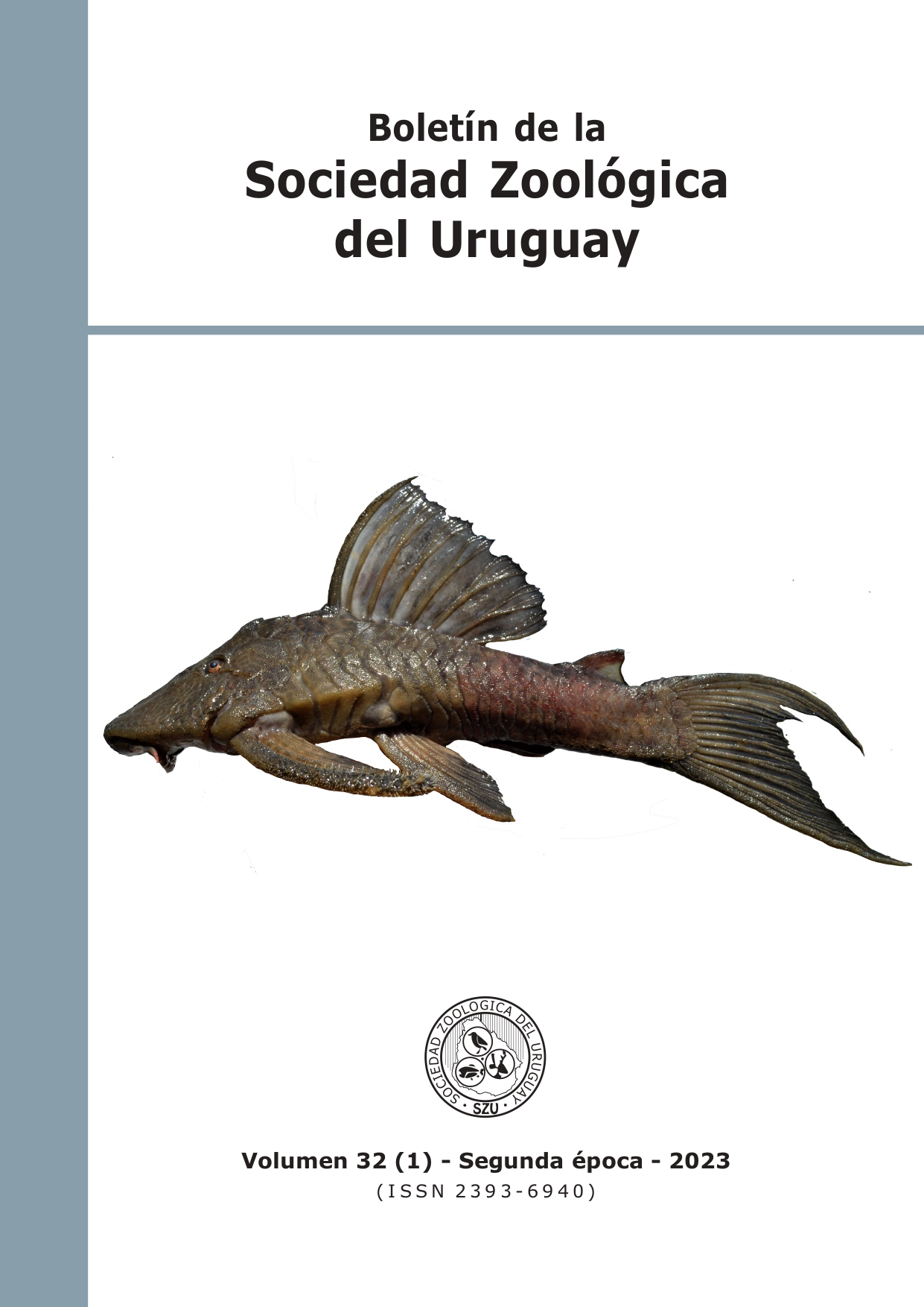 					Ver Vol. 32 Núm. 1 (2023): Boletín de la Sociedad Zoológica del Uruguay
				