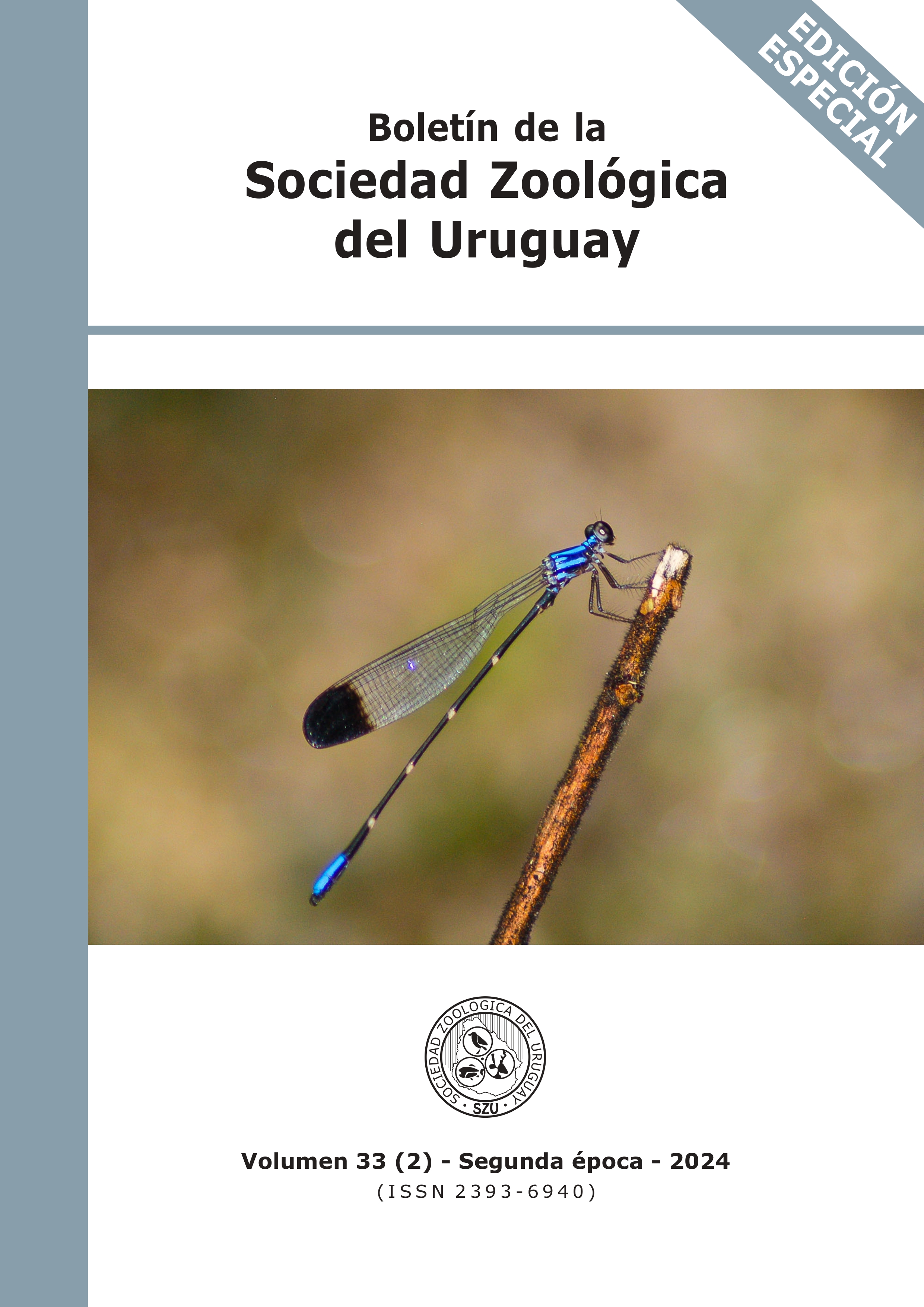 					Ver Vol. 33 Núm. 2 (2024): Boletín de la Sociedad Zoológica del Uruguay
				